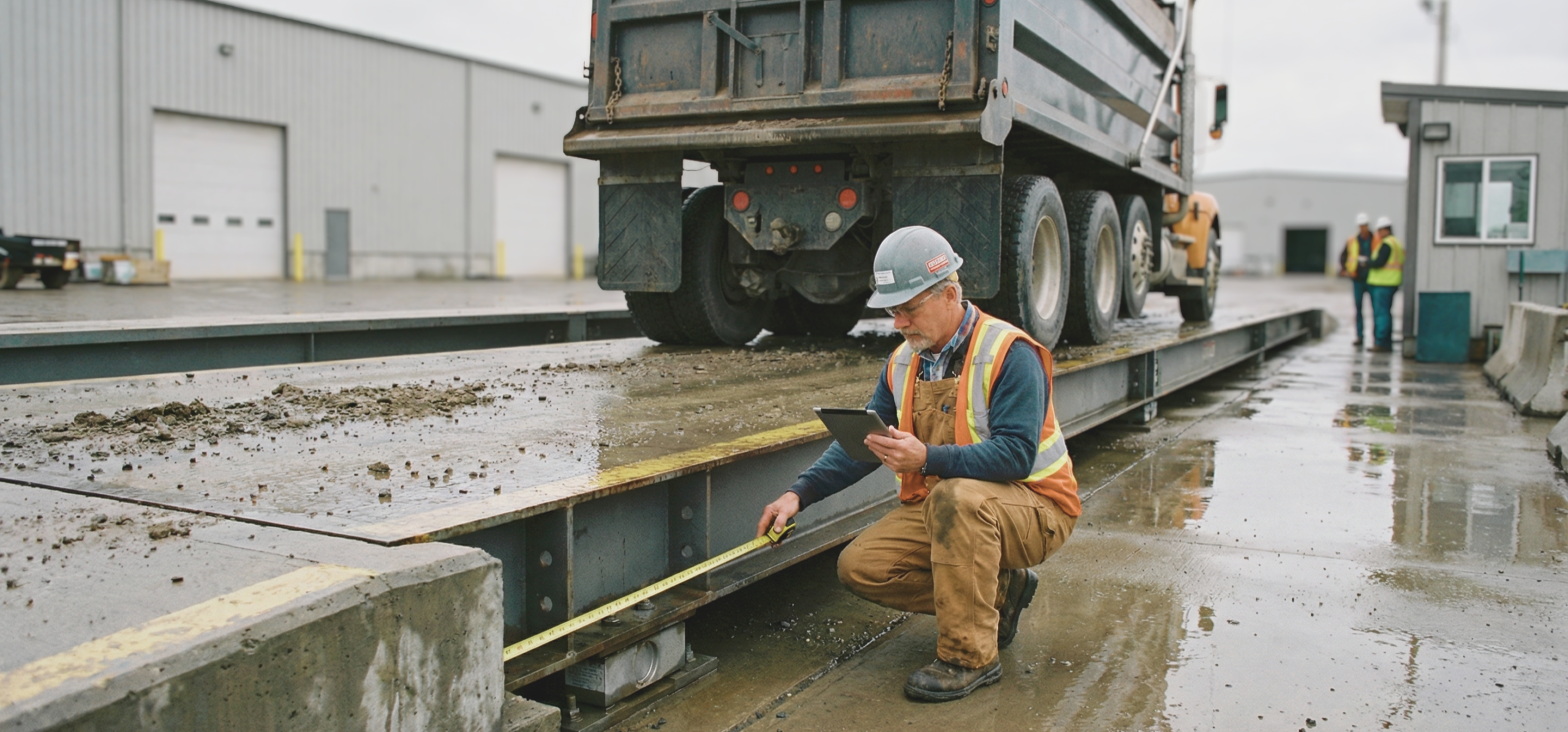 Instalacion de bascula de camiones Tridante - Pesaje Industrial